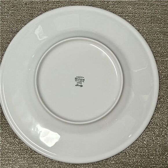 COPY - 2 Piece Set RICHARD GINORI ICARO LOT of 2 DINNER PLATES WHITE 10 3/4" - Picture 3 of 4